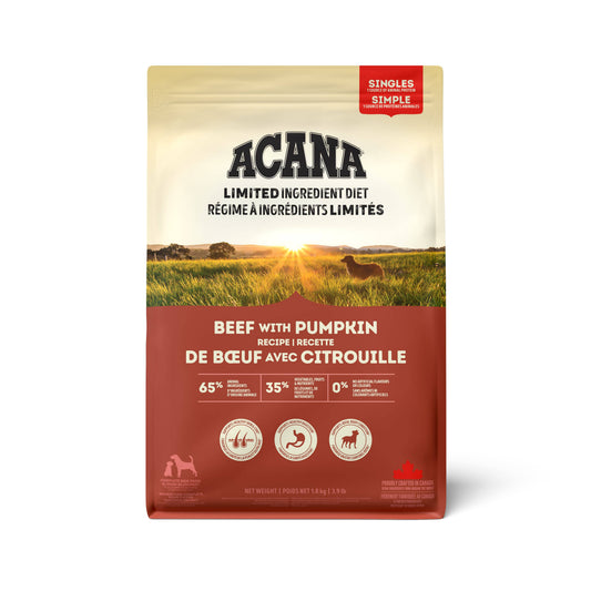 ACANA Singles Beef with Pumpkin Recipe 1.8kg